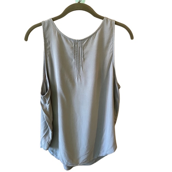 Aerie Blouse Gray Sleeveless Large - Picture 2 of 6